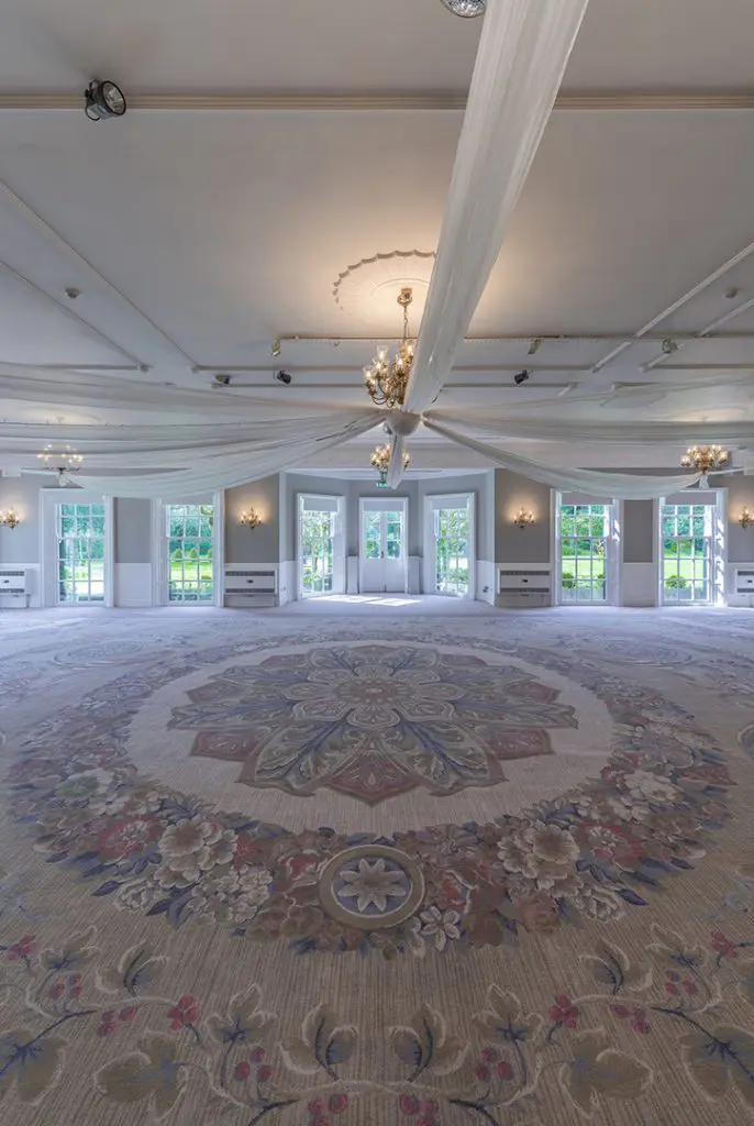 Bespoke commercial carpet at by Wilton Carpets Statham Lodge