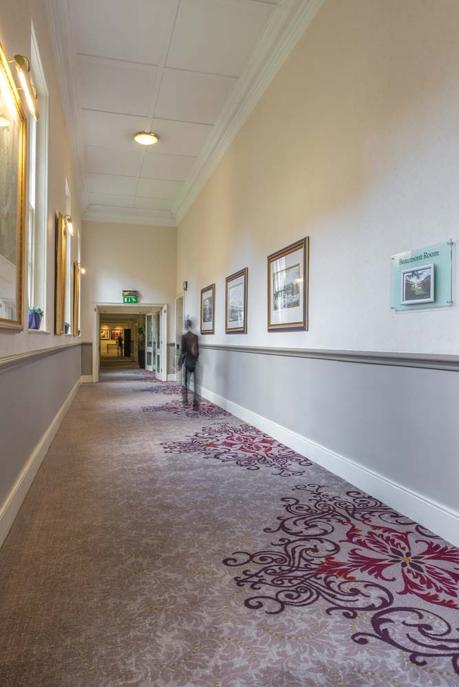 Beaumont Estate Corridor Bespoke Wilton Carpet Design